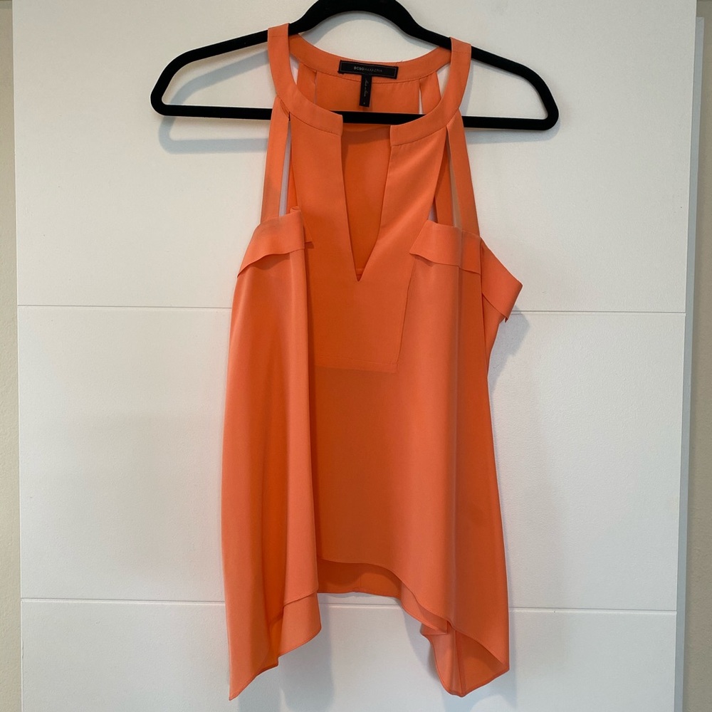 BCBG coral top
